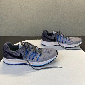 Nike Air Zoom Pegasus 33 Mens Size 10.5 Running Shoes Sneakers Gray 831352-004